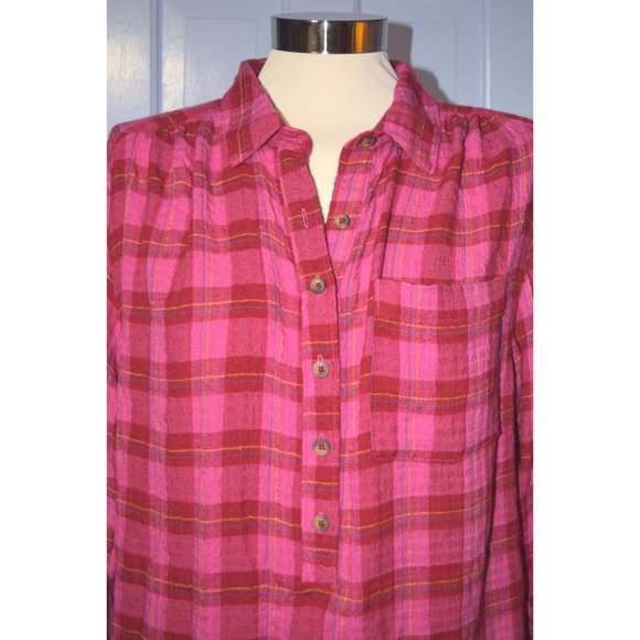 NWT Anthropologie Plaid Pullover Top - Picture 4 of 5